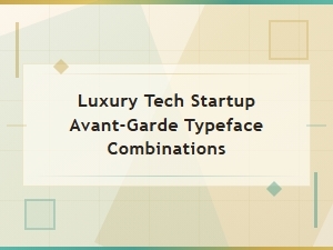 Crafting Luxury with Avant-Garde Tech Typefaces