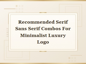 Recommended Serif Sans Serif Logo Combinations