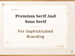 Crafting Elegance with Premium Serif and Sans Combinations